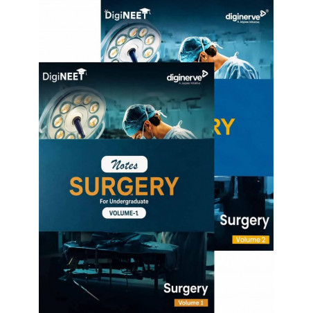 Surgery Notes for Undergraduates, (2 Vols Set) for MBBS, NEET PG, INI-CET and FMGE Aspirants | High-Yield Notes on General S…