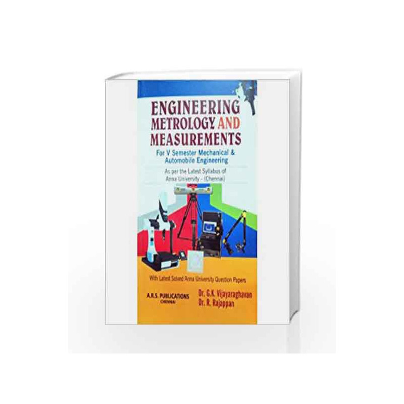 ENGINEERING METROLOGY AND MEASUREMENTS by BAILEY Book-9788192030135
