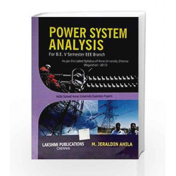 Power System Analysis by M.Jeraldin Ahila Book-9788192048529