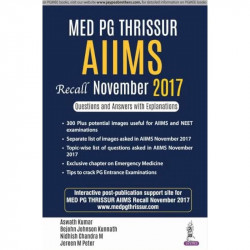 MED PG THRISSUR AIIMS RECALL NOVEMBER 2017 book by Aswath Kumar - Back Cover