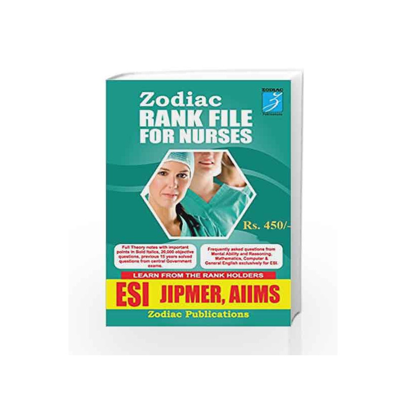 ESI JIPMER, AIIMS (Rank file for Nurses) (First Edition, 2016) by Anees. A Book-9788192843346
