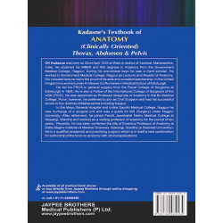 KADASNE'S T.B.OF ANATOMY VOL.2 (THORAX,ABDOMEN & PELVIS) book - Back Cover