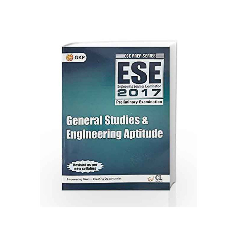 UPSC ESE General Studies & Engineering Aptitude (Preliminary Examination) Paper I by GKP Book-9788193303610
