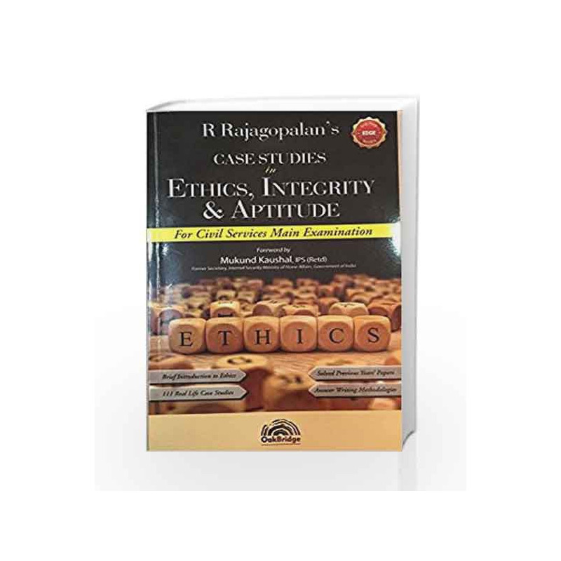 Case Studies in Ethics, Integrity & Aptitude for Civil Services Main Examination by R Rajagopalan Book-9788193473412