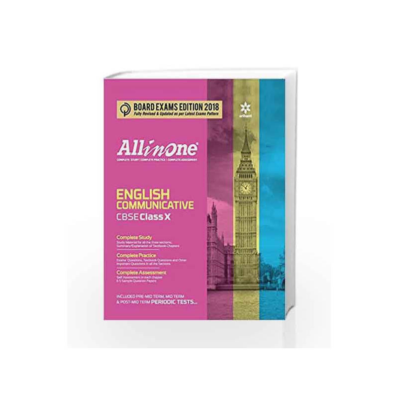 All in One ENGLISH COMMUNICATIVE CBSE Class 10th by Gajendra Singh Book-9789311122618