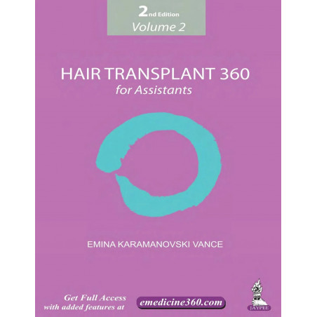 HAIR TRANSPLANT 360 VOL-2 FOR ASSISTANTS book by Vance Emina Karamonavoski