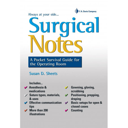 Surgical Notes A Pocket Survival Guide for the Operating Room (Davis's Notes) book by Susan Sheets