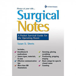 Surgical Notes A Pocket Survival Guide for the Operating Room (Davis's Notes) book by Susan Sheets - Back Cover