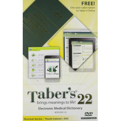 TABER'S CYCLOPEDIC MEDICAL DICTIONARY THUMB INDEX WITH DVD book by F.A. Davis Company