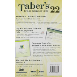 TABER'S CYCLOPEDIC MEDICAL DICTIONARY THUMB INDEX WITH DVD book by F.A. Davis Company - Additional Image 3