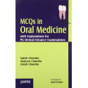 MCQs in Oral Medicine with Explanations for PG Dental Entrance Examination book by Chandra