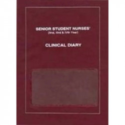 Senior Student Nurses Clinical Diary book by Sam