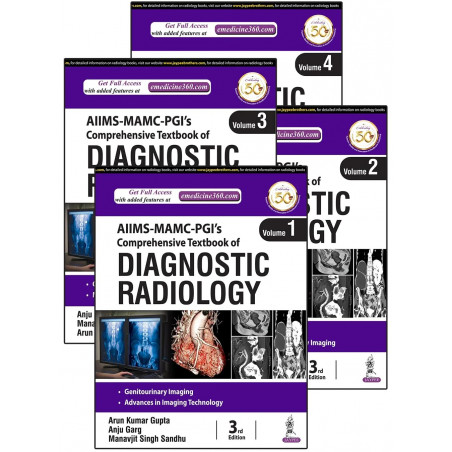 AIIMS-MAMC-PGI's Comprehensive Textbook of Diagnostic Radiology, 3/E (4 Volumes) for Radiology Postgraduates (MD/DNB) | Geni…