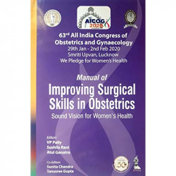 AICOG MANUAL OF IMPROVING SURGICAL SKILLS IN OBSTETRICS: SOUND VISION FOR WOMEN’S HEALTH (63RD ALL I book by VP PAILY - Back Cov