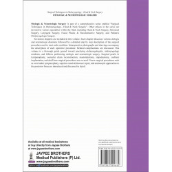 SURGICAL TECHNIQUES IN OTOLARYNGOLOGY- HEAD & NECK SURGERY: OTOLOGIC & NEUROTOLOGIC SURGERY book by Sataloff Robert T - Addition