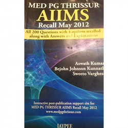 MED PG THRISSUR AIIMS RECALL MAY 2012 book - Back Cover