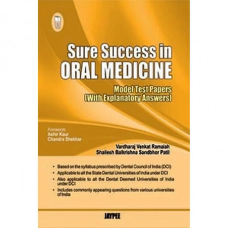 SURE SUCCESS IN ORAL MEDICINE(MODEL TEST PAPERS WITH EXPLANATORY ANSWERS) book by Ramaiah