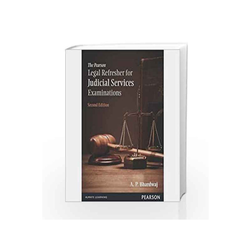 The Pearson Legal Refresher for Judicial Services Examinations, 2e by Bhardwaj Book-9789332519220