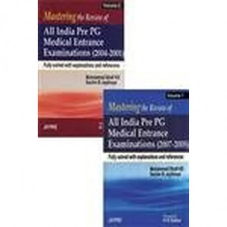 Mastering The Review of All india Pre Pg Medical Entrance Examination(2007-2005)- 2 Vols book by Shafi