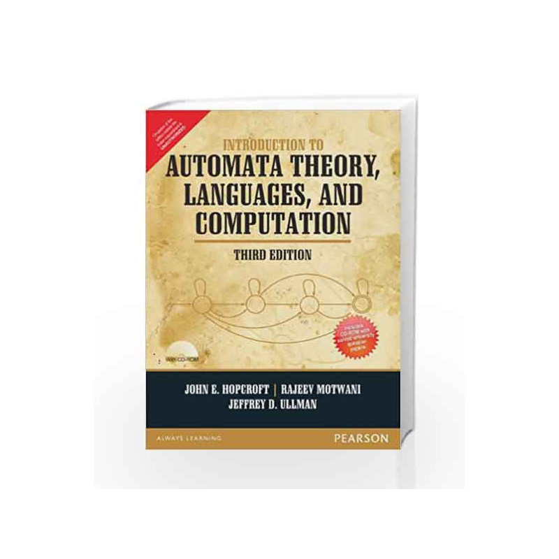 Introduction to Automata Theory, Languages and Computation - Anna University by John E. Hopcroft Book-9789332535862