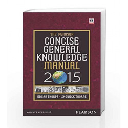 The Pearson Concise General Knowledge Manual 2015 (Old Edition) by DAVID SIMON M.D Book-9789332538092