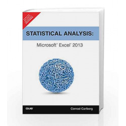 Statistical Analysis: Microsoft Excel 2013, 1e by Carlberg Book-9789332539143