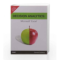 Decision Analytics: Microsoft Excel, 1e by Carlberg Book-9789332539389