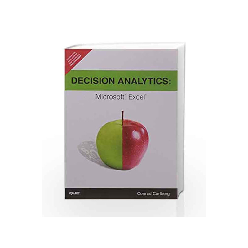 Decision Analytics: Microsoft Excel, 1e by Carlberg Book-9789332539389