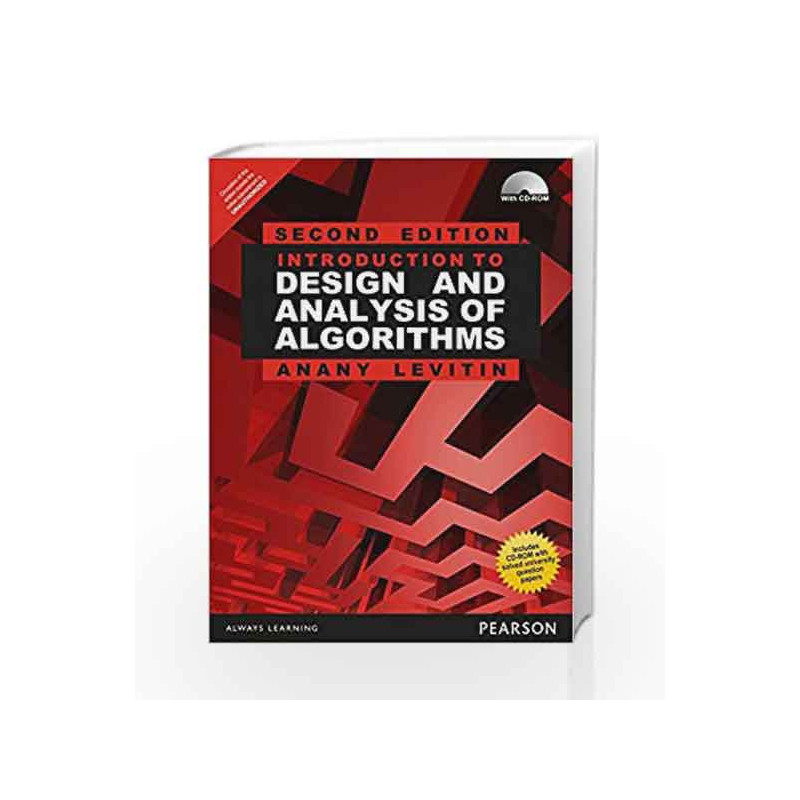 Introduction to Design and Analysis of Algorithms (Anna University) by Anany Levitin Book-9789332542518