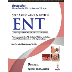 Self Assessment & Review ENT (PGMEE) book by Sakshi Arora Hans