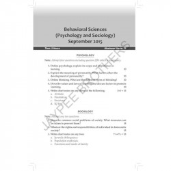 Psychology & Sociology Nursing for GNM (1st Year): Solved Papers with Important Theory 2016-2007 book by Sharda Poonam - Additio