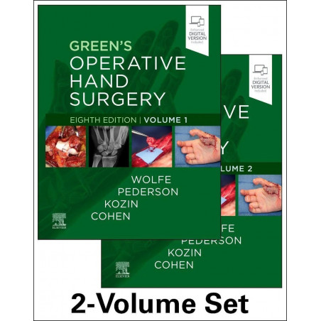 Greens Operative Hand Surgery 2 Vol Set With Access Code 8Ed (Hb 2022) book by Scott W. Wolfe, William C. Pederson