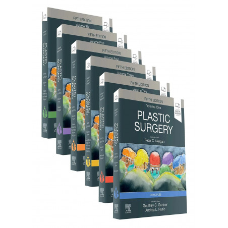 PLASTIC SURGERY WITH ACCESS CODE 6 VOL SET 5ED (HB 2024) book by Peter C. Neligan MB FRCS(I) FRCSC FACS