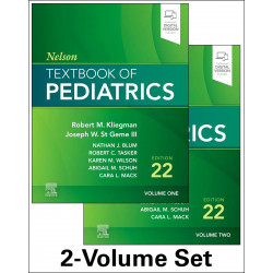 NELSON TEXTBOOK OF PEDIATRICS WITH ACCESS CODE 2 VOL SET 22ED (HB 2025) book by M.D. Kliegman, Robert M., M.D. St. Geme, Jos…