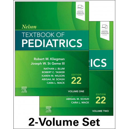 NELSON TEXTBOOK OF PEDIATRICS WITH ACCESS CODE 2 VOL SET 22ED (HB 2025) book by M.D. Kliegman, Robert M., M.D. St. Geme, Jos…