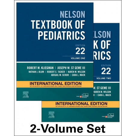 Nelson Textbook of Pediatrics, 2-Volume Set - International Edition: 22ed book by Robert M. Kliegman, oseph W. St. Geme III