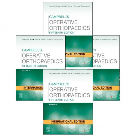 Campbell's Operative Orthopaedics 15E, 4-Volume Set - IE book by Frederick M. Azar