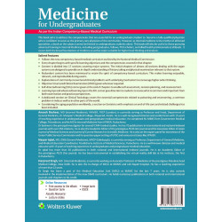 Medicine For Undergraduates: As per Indian Competency-Based Medical Curriculum book by Aneesh Basheer, Nayar Iqbal - Back Cover