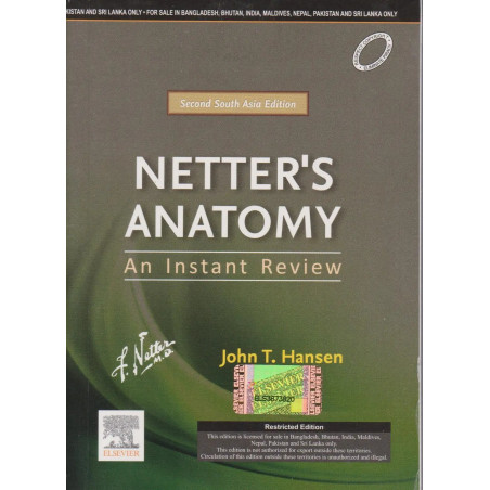 Netter's Anatomy: An Instant Review, Second South Asia Edition book by John T. Hansen PhD