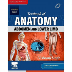 Textbook of Anatomy: Abdomen and Lower Limb, Vol II, 4e book by Vishram Singh