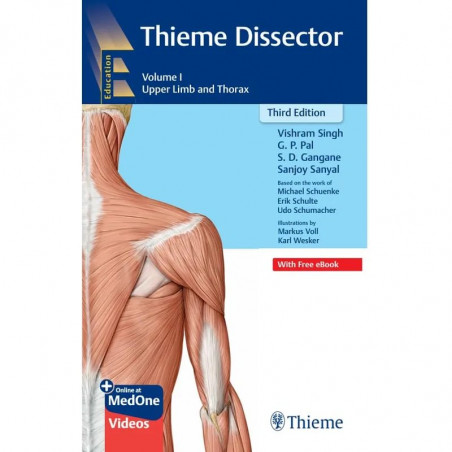 Thieme Dissector Volume 1 - Upper Limb and Thorax ( 3rd Edition, 2026 ) | Get 100+ Video Access | Dissection Manual for MBBS…