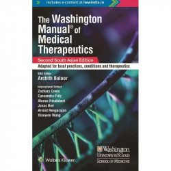 The Washington Manual of Medical Therapeutics, 2nd South Asian ed book by Archith Boloor, Zachary Crees