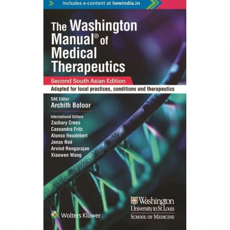 The Washington Manual of Medical Therapeutics, 2nd South Asian ed book by Archith Boloor, Zachary Crees
