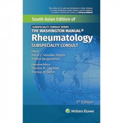Washington Manual Rheumatology Subspecialty Consult, 3rd edition book by Maria C. Gonzalez-Mayda, Prabha Ranganathan - Back Cove