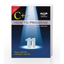 C++ How to Program (Early Objects Versio by Deitel Book-9789332559592