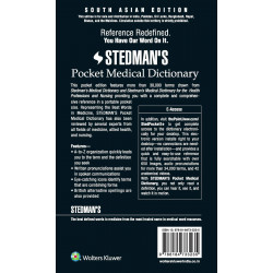 Stedman’s Pocket Medical Dictionary, South Asian ed book by Thomas Lathrop Stedman - Back Cover