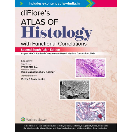 diFiore’s Atlas of Histology with Functional, Second South Asian Edition book by Prasanna LC, Rima Dada