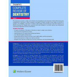 Triumph’s Complete Review of Dentistry (Vol 2 Set) book by K. Rajkumar - Back Cover