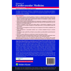 Manual of Cardiovascular Medicine, 1st South Asian ed book by Sanjay Kumar Chugh, Brian P. Griffin - Back Cover
