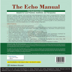 The Echo Manual, 1st South Asian ed book by Jae K. Oh, Gavan C. Kane - Back Cover